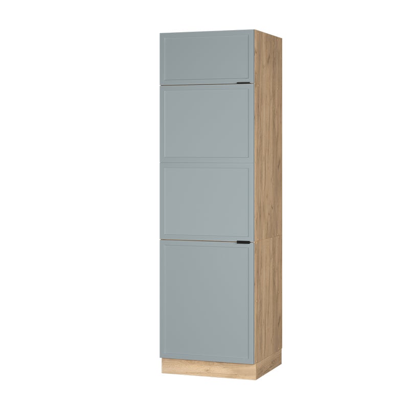 Vicco Szafka na lodówkę Fame-Line, Jasnoniebiesko-szary, 60 cm