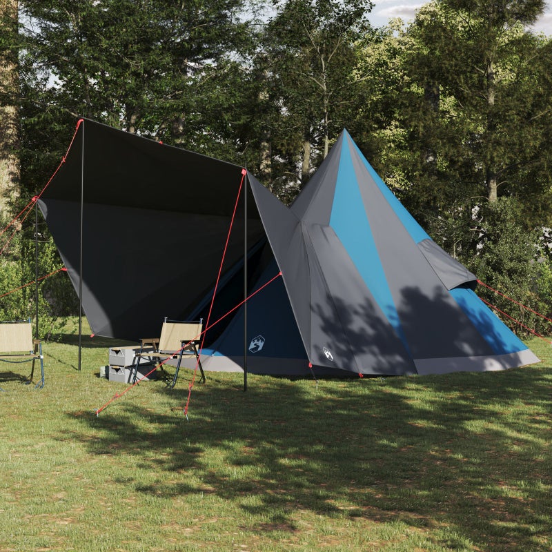 Rodzinny namiot tipi Niebieski i szary 510 x 690 x 330 cm