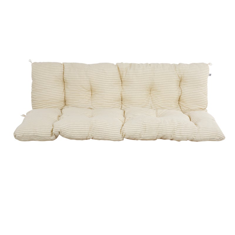 Poduszka na huśtawkę / ławkę 150 cm Frigiliana ecru paski PATIO