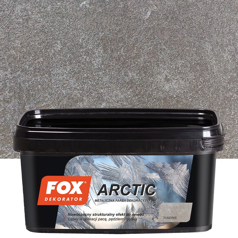 Farba dekoracyjna metaliczna Arctic Tundris1l Fox