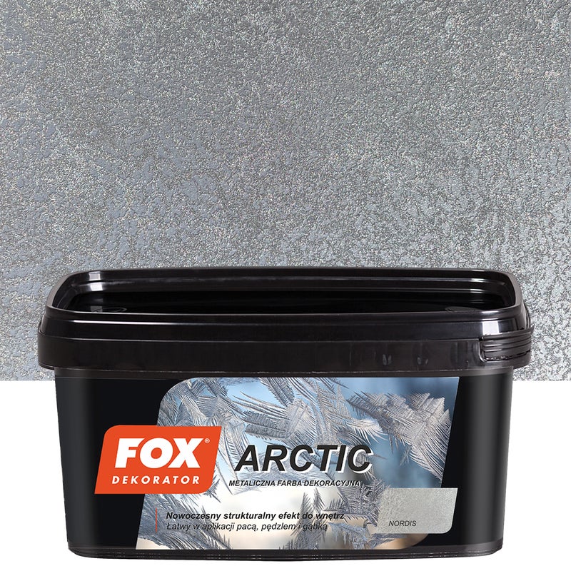 Farba dekoracyjna metaliczna Arctic Nordis 1l Fox