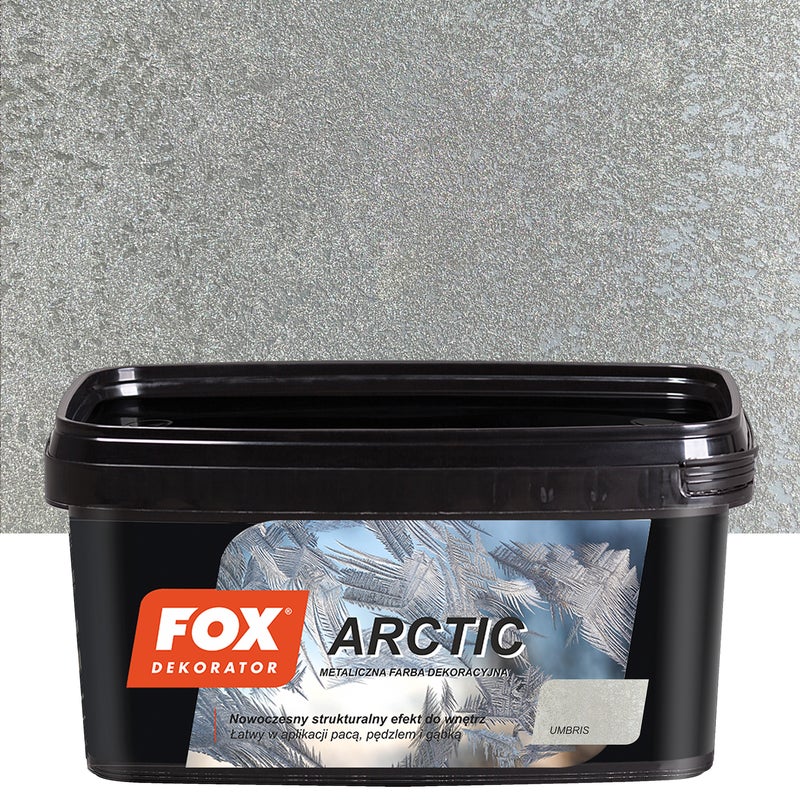 Farba dekoracyjna metaliczna Arctic Umbris 1l Fox