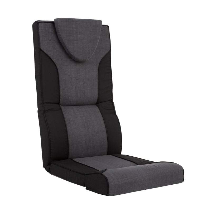 Poduszka na fotel ogrodowy 120 x 47 cm Mijas szary/czarny PATIO