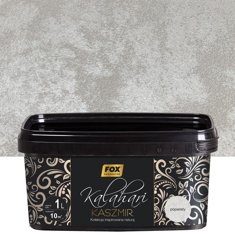Farba strukturalna Kalahari Kaszmir Popielaty 1l Fox