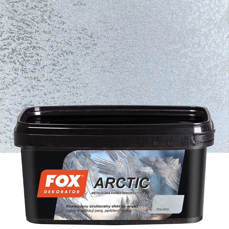 Farba dekoracyjna metaliczna Arctic Polaris 1l Fox