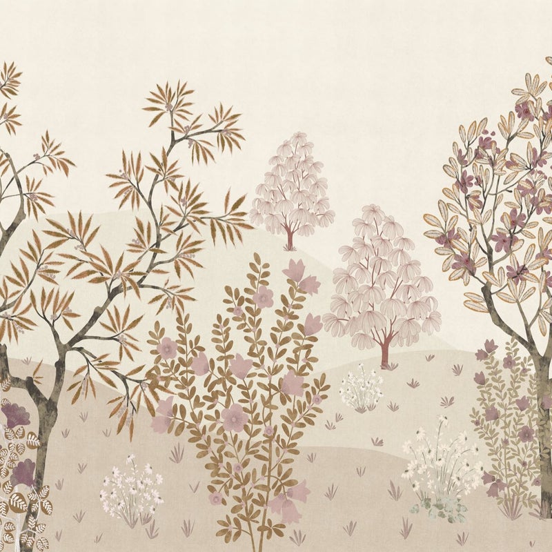 Fototapeta Natura beżowymIróżowym - 250 x 400 cm - KOMAR