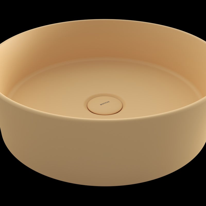 BOCCHI SOTTILE Umywalka nablatowa 38cm kaszmir