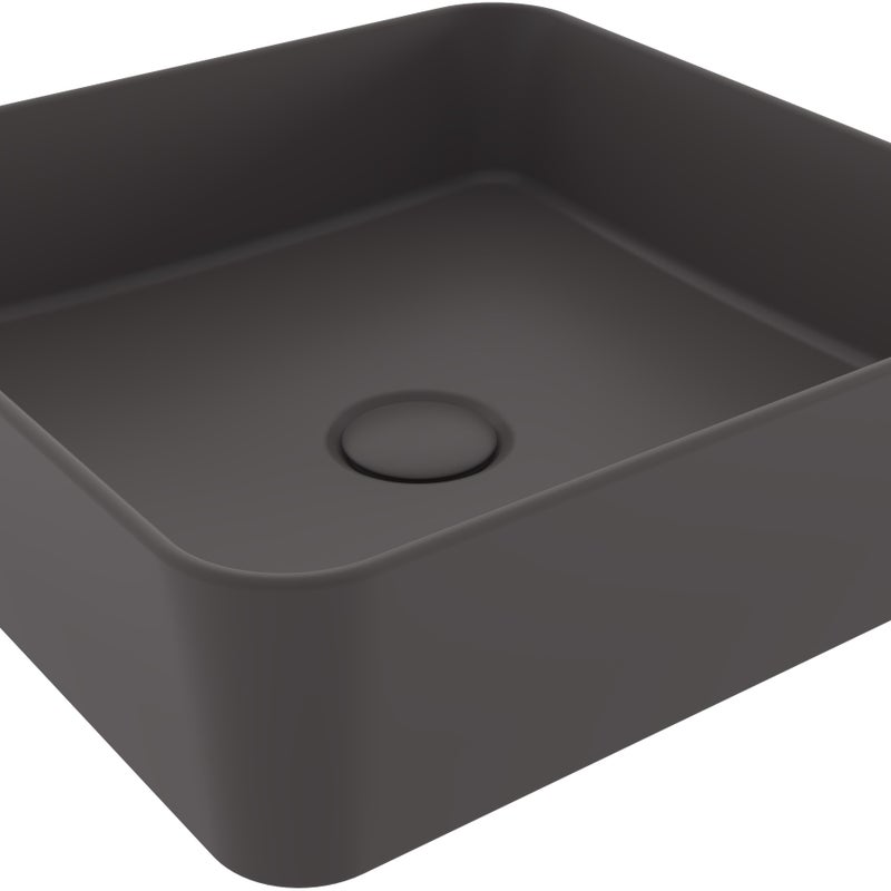 BOCCHI SOTTILE Umywalka nablatowa 38cm Antracyt (Mat)