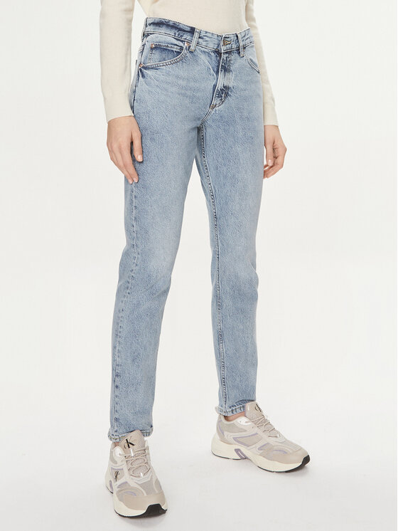 Lee Jeansy Rider 112348940 Niebieski Straight Fit