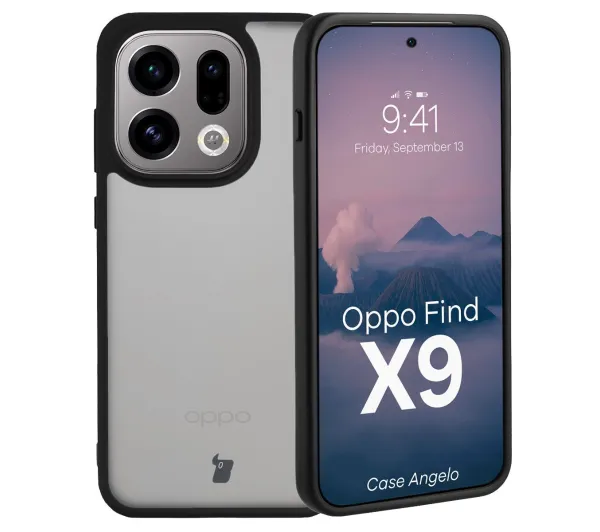 Bizon Angelo do Oppo Find X9 Przydymiony-czarny