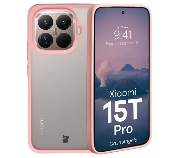 Bizon Angelo do Xiaomi 15T Pro z różową ramką