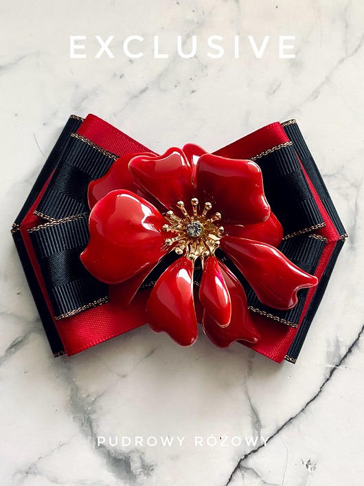 Brosza z niesamowitym unikatowym Kwiatem 3d NEW