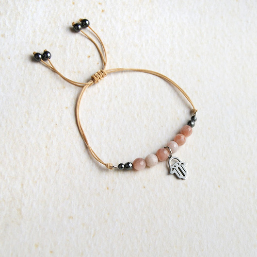 OPTYMIZM, ochrona - kamień słoneczny & hamsa