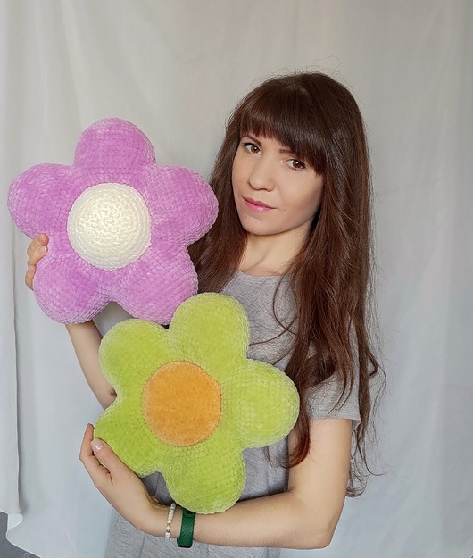 Poduszka kwiatek, Dekoracja wiosenna, Poduszka dla dziecka