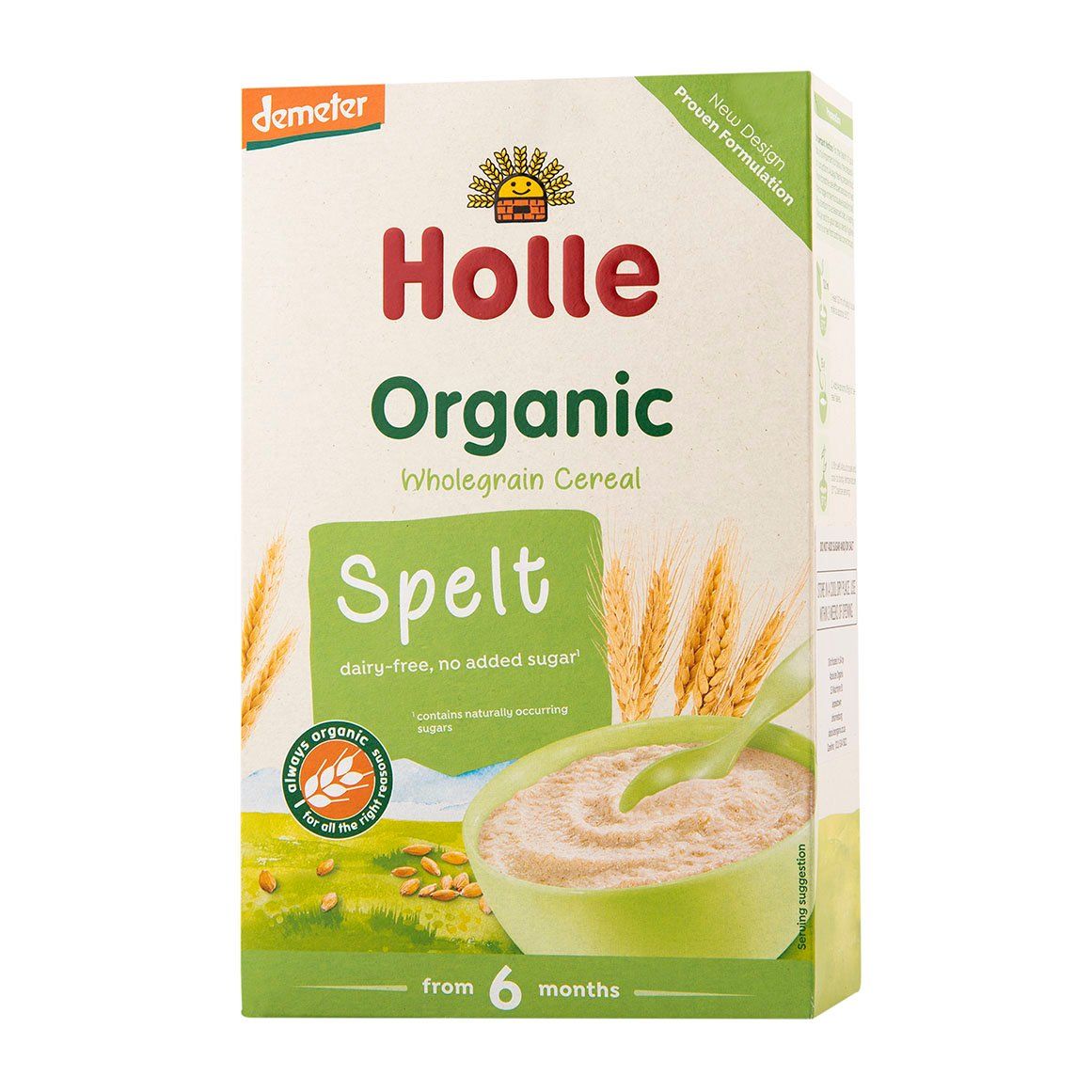 Holle Kaszka orkiszowa pełnoziarnista od 6 miesiąca demeter 250 g Bio - jedzenie