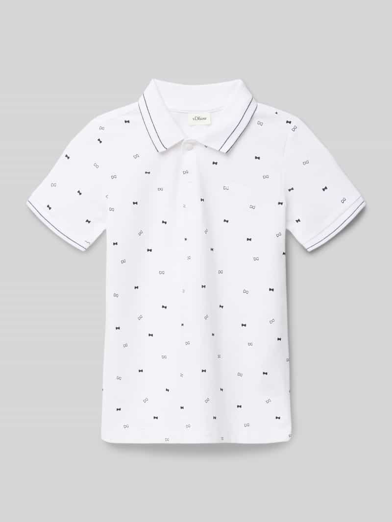 Koszulka polo o kroju Regular Fit z czystej bawełny