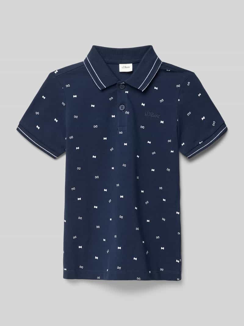 Koszulka polo o kroju Regular Fit z czystej bawełny