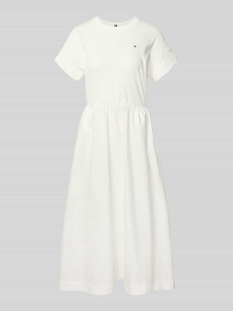 Sukienka casualowa o rozkloszowanym kroju z mieszanki bawełny model ‘CODY’