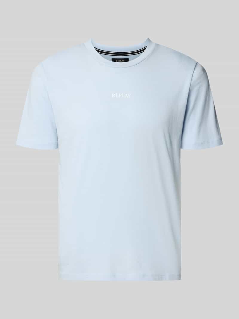 T-shirt o kroju regular fit z nadrukiem z logo