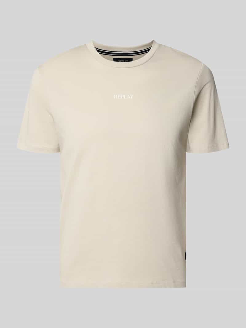 T-shirt o kroju regular fit z nadrukiem z logo