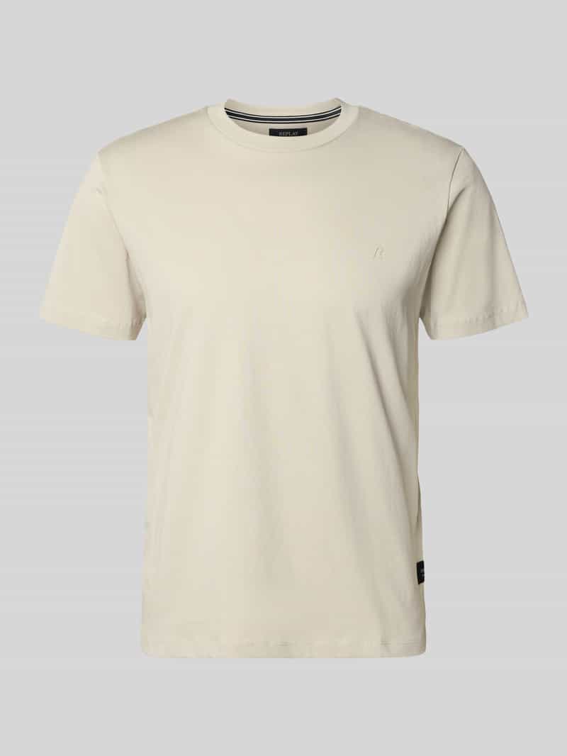 T-shirt z o kroju regular fit z detalem z logo