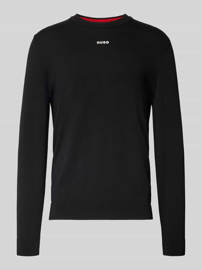 Sweter z dzianiny o kroju regular fit z czystej bawełny model ‘SAN CASSIUS-C2’