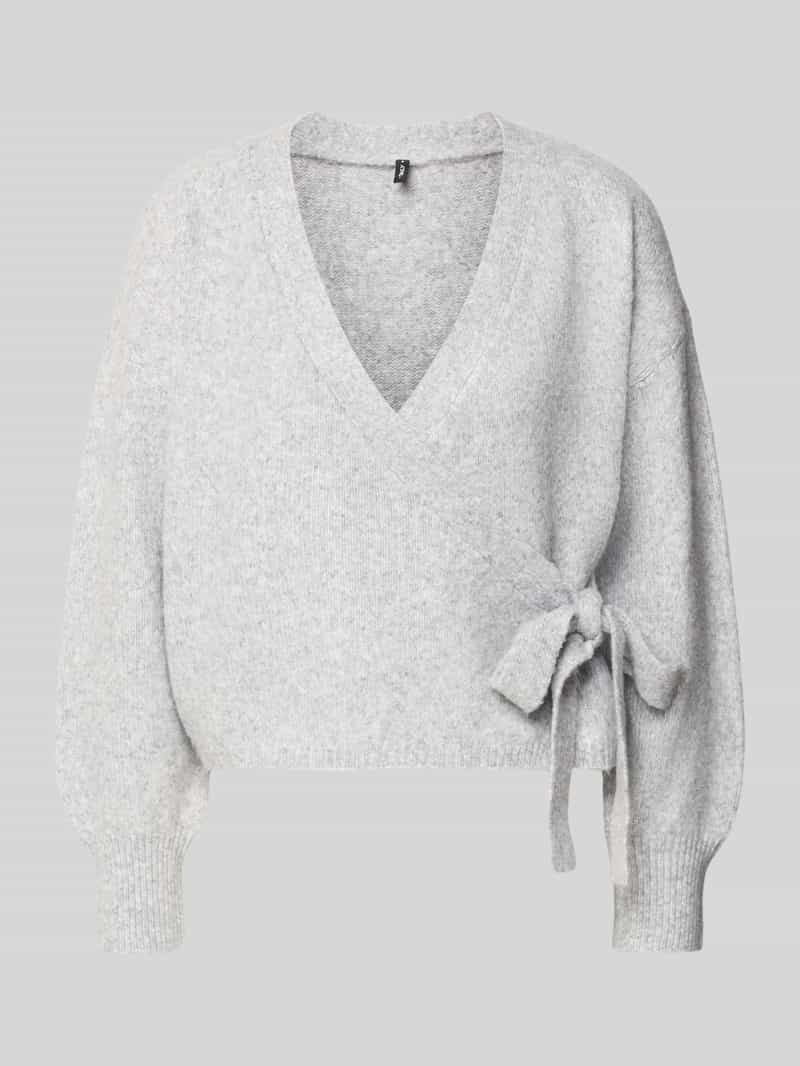 Kardigan o kroju regular fit z dodatkiem wełny model ‘KIRA’