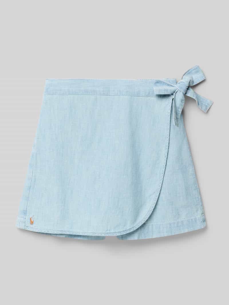 Spódnico-spodnie o kroju regular fit z czystej bawełny