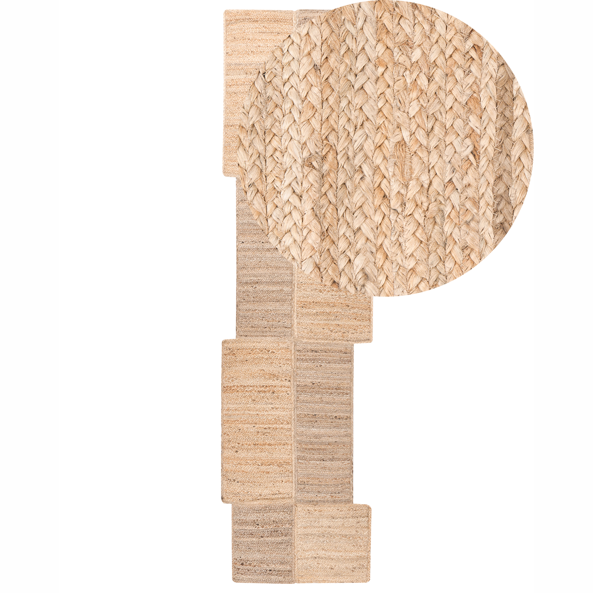 Dywan SANGLI Beżowy 80 x 300 cm Juta