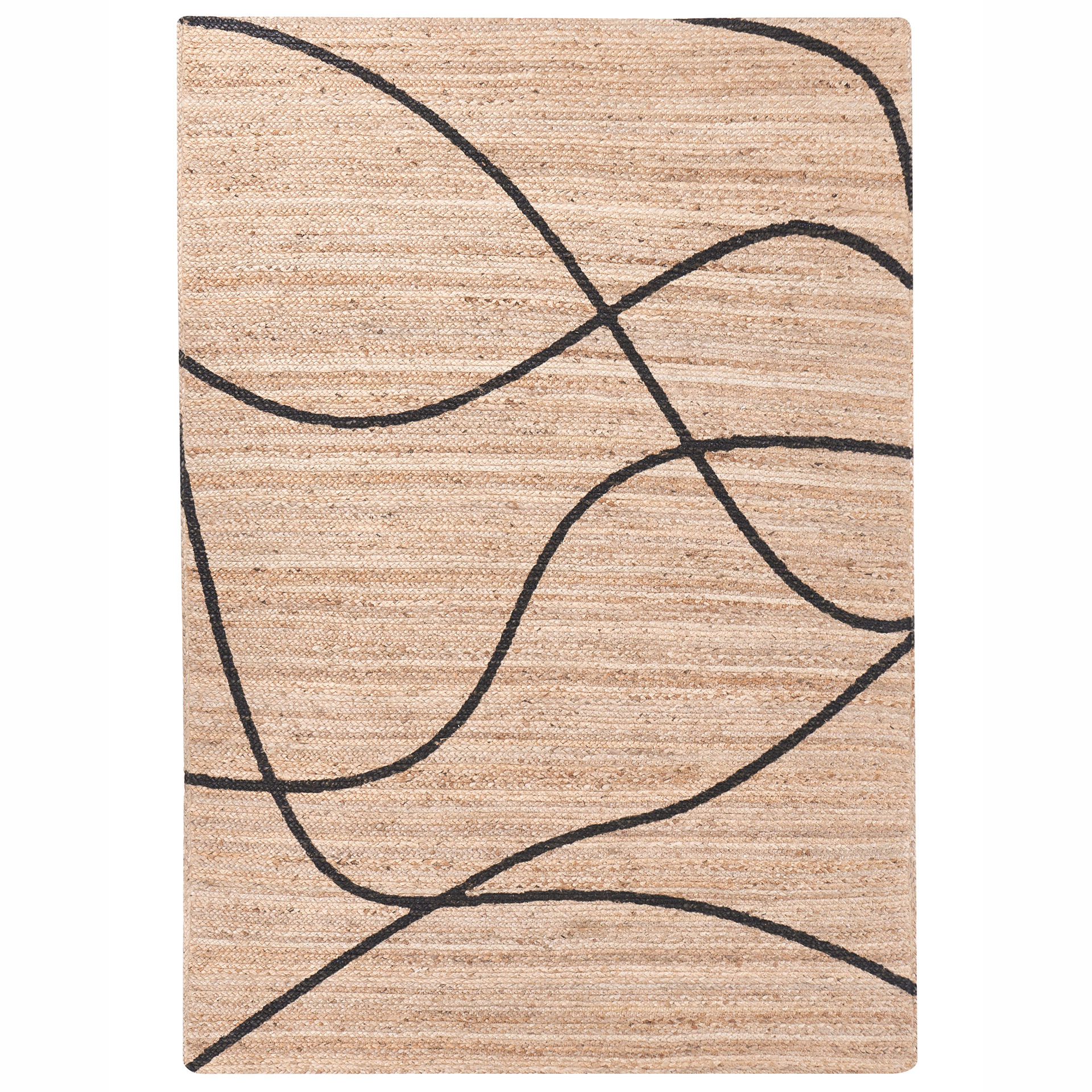 Dywan GHOTA Beżowy 160 x 230 cm Juta