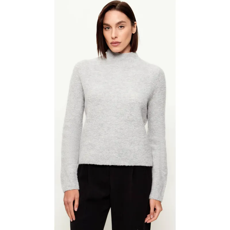 BOSS BLACK Wełniany półgolf Fubrina Regular Fit z dodatkiem kaszmiru