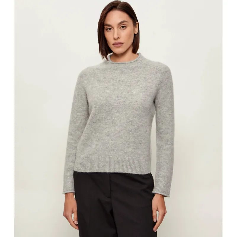 BOSS ORANGE Wełniany sweter C_Fesperanasy Regular Fit