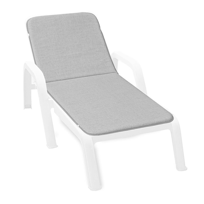 Poduszka Na Leżak Miękki 100% Wyprodukowano We Włoszech Morze Składanie Szary