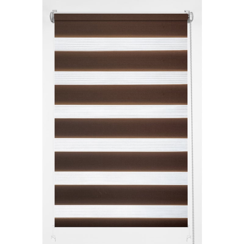 Roleta Dzień i Noc 85X230 brązowa, 1szt