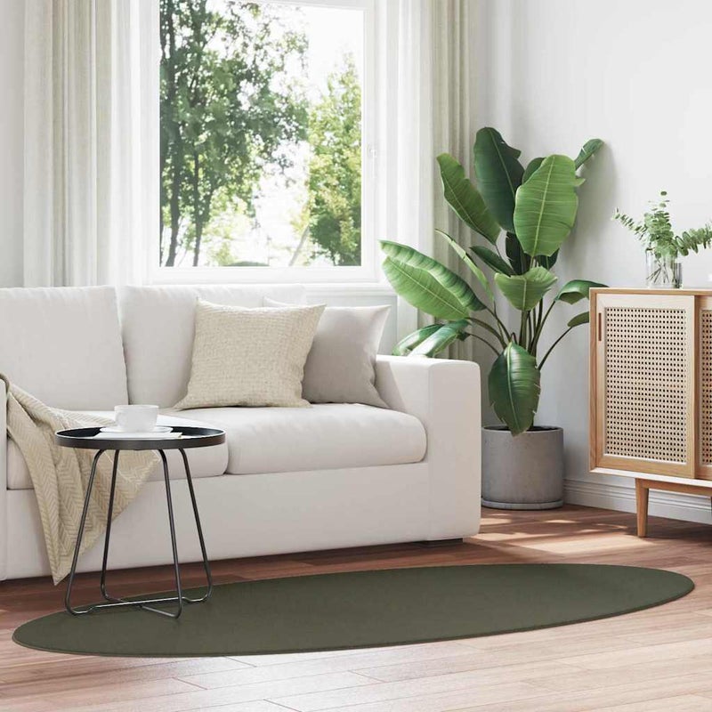 Dywan HUARTE Zielony leśny 100 x 200 cm 100% poliester vidaXL