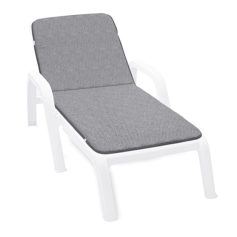 Poduszka Na Leżak Miękki 100% Wyprodukowano We Włoszech Morze Cętkowany Szary