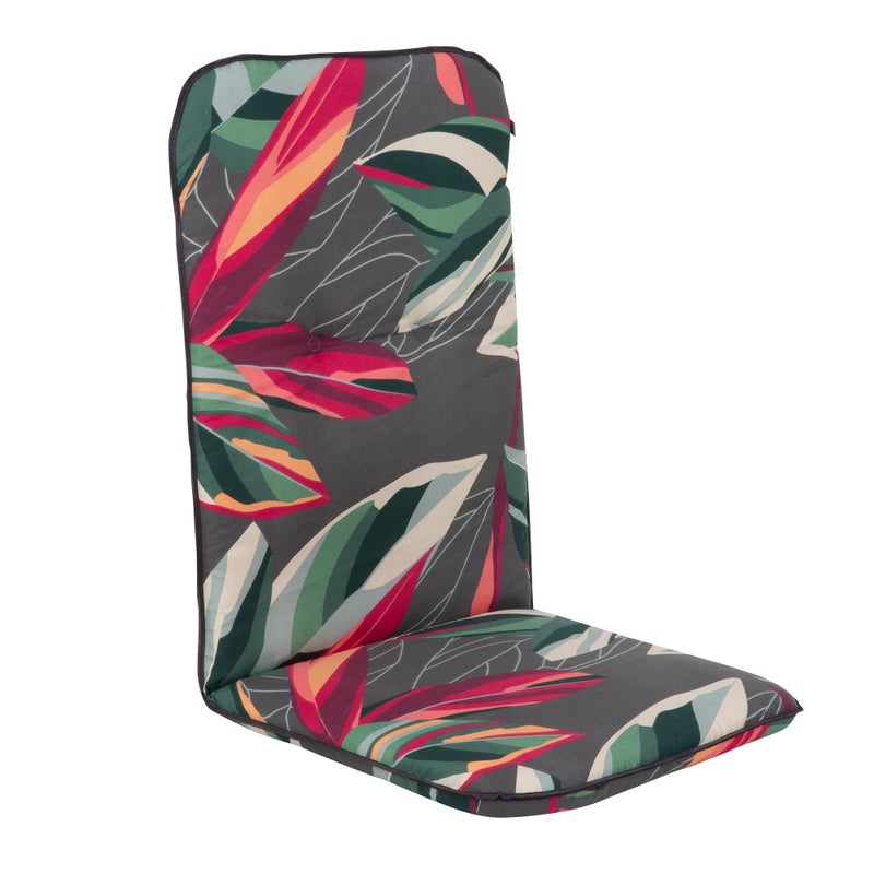 Poduszka na fotel Classic Hoch 116 x 50 cm motyw roślinny PATIO