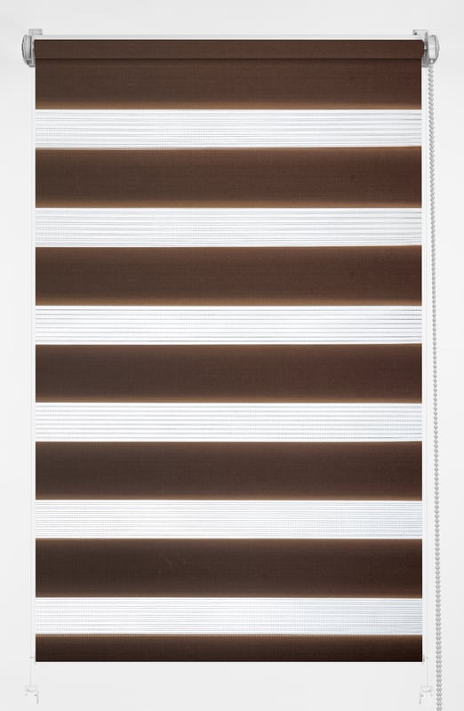 Roleta Dzień i Noc 90X230 brązowa, 1szt