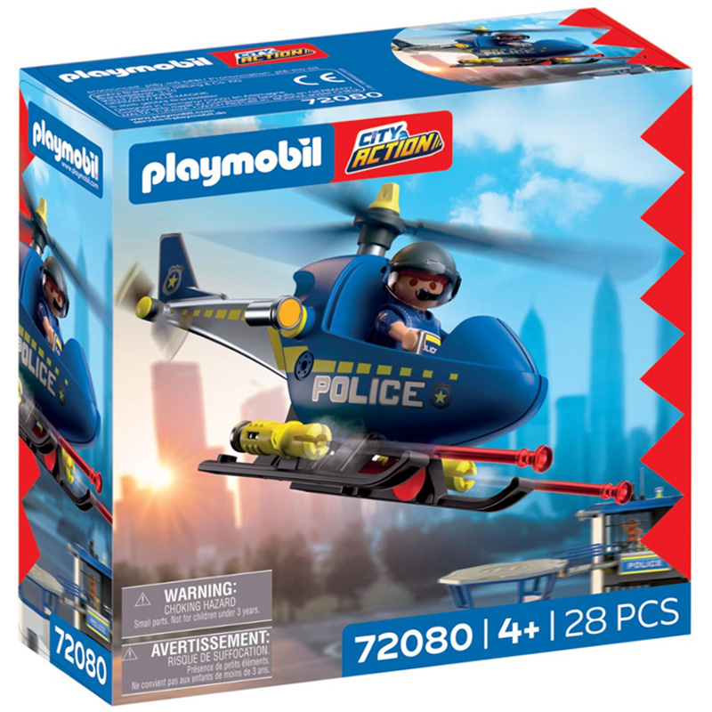 Playmobil City Action Policyjny helikopter z radarem 72080