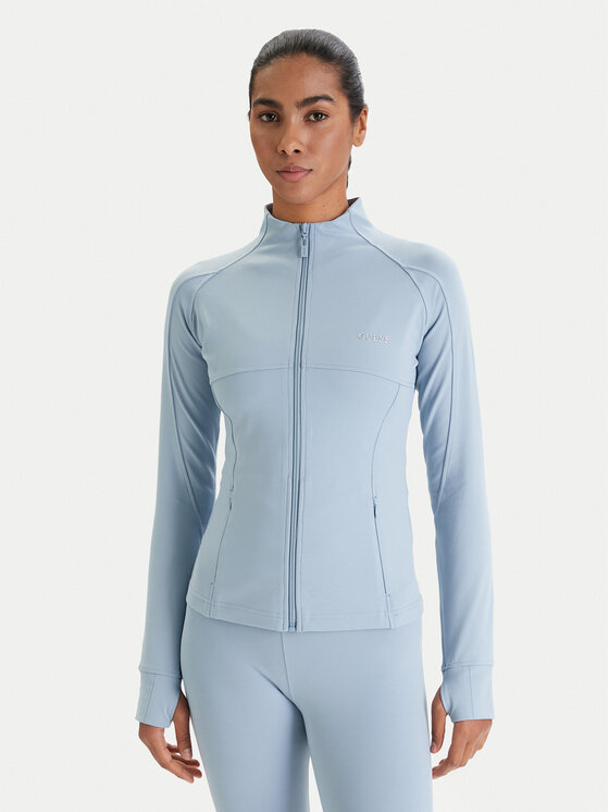 Guess Bluza V6RP15 KD952 Niebieski Slim Fit