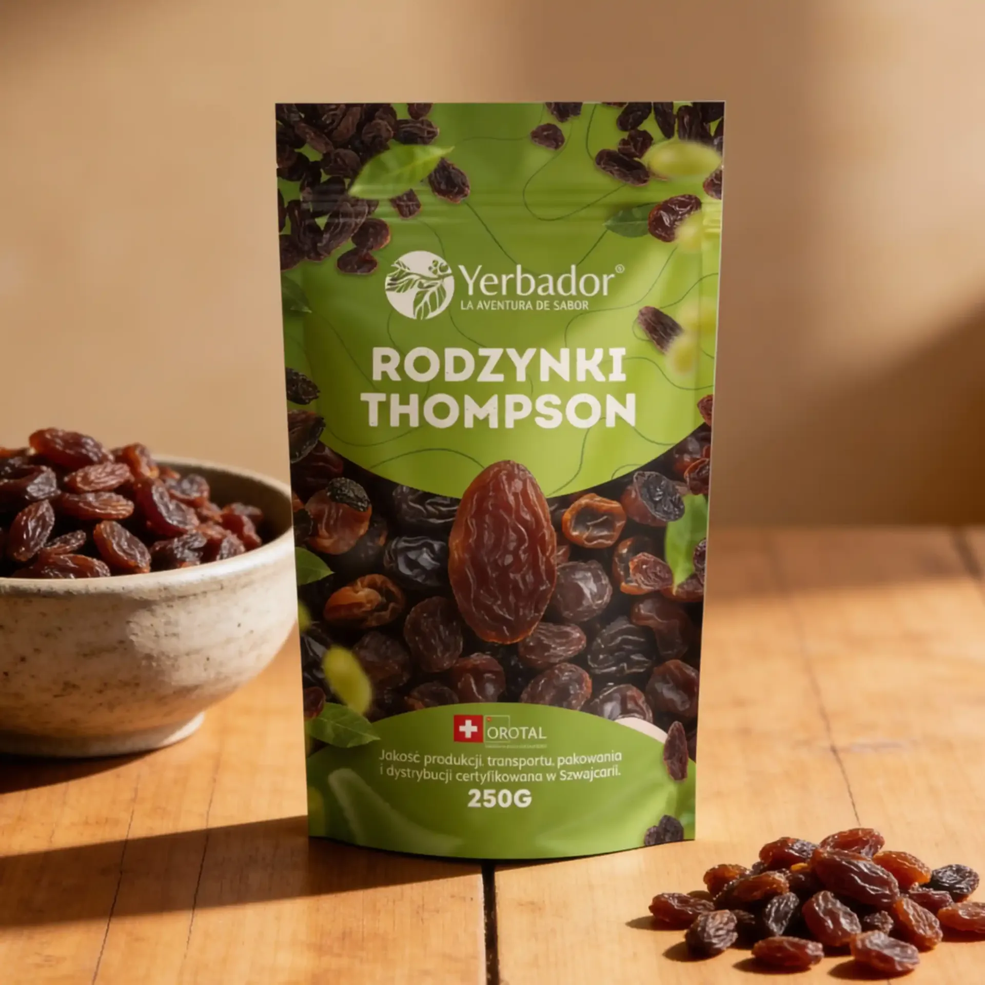 Rodzynki Thompson – 200 g – Naturalne Paliwo dla Mózgu i Energii