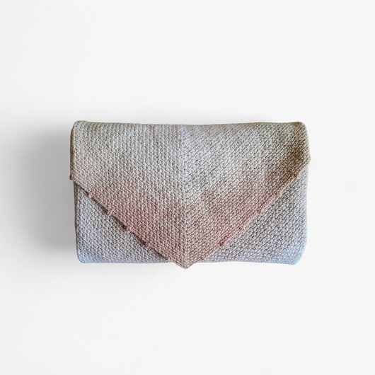 Ręcznie robiona chusta z wełny merino