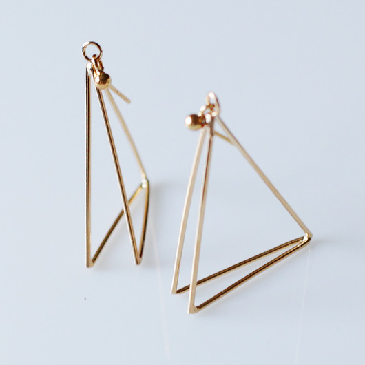 Kolczyki pozłacane Who am I