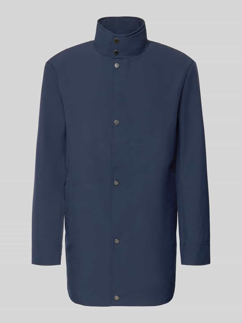 Płaszcz o kroju regular fit ze stójką