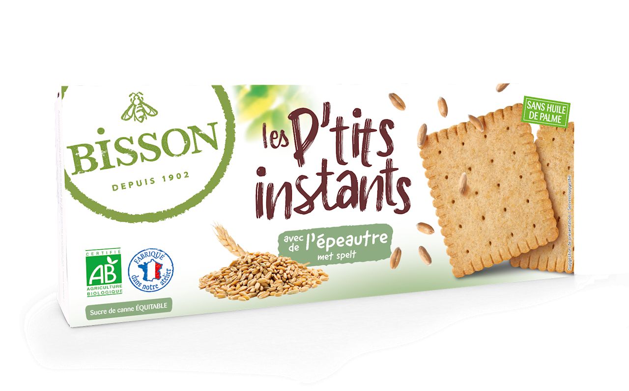 Bisson Herbatniki zbożowe 155 g Bio - żywność