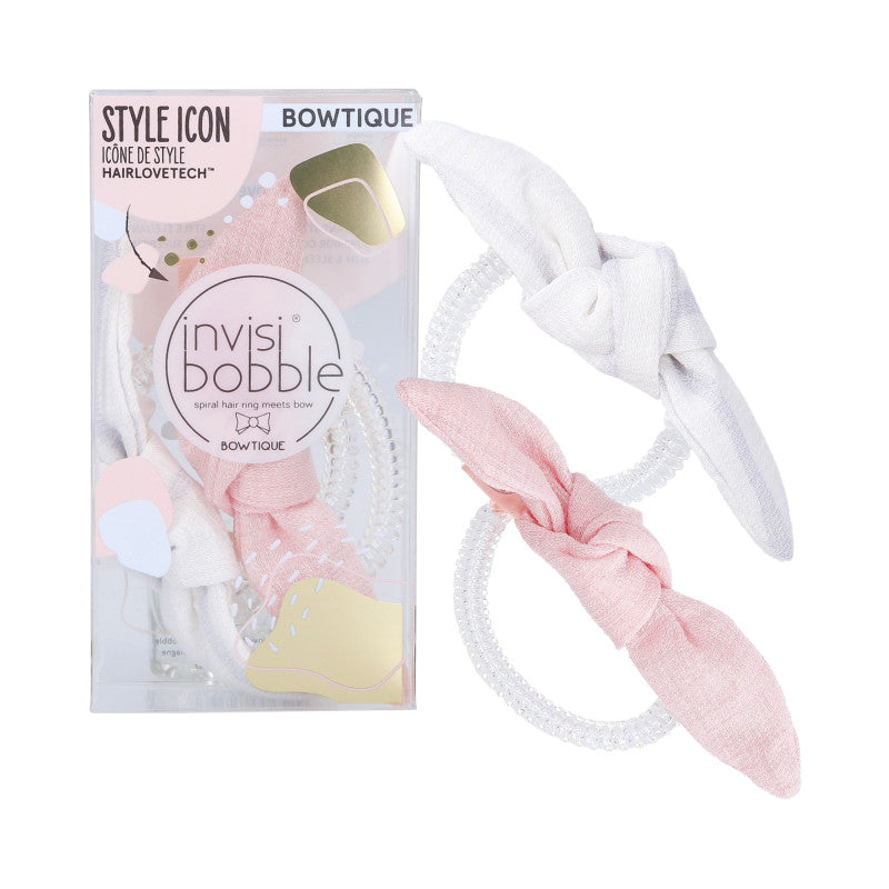 INVISIBOBBLE BOWTIQUE Zestaw gumek do włosów Nordic Breeze Lemming 2szt.