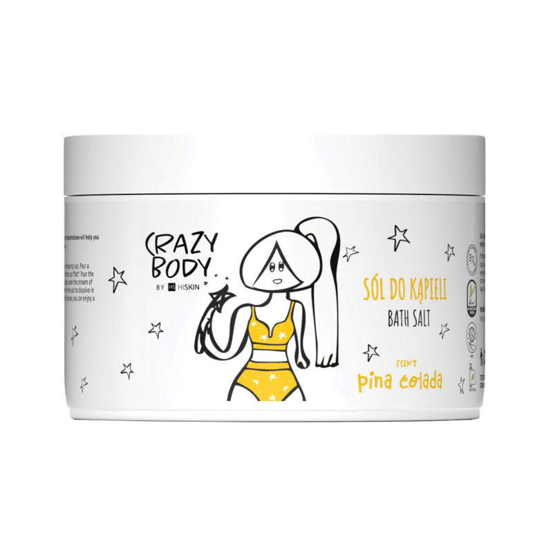HISKIN CRAZY BODY Sól do kąpieli Pina Colada 300 g
