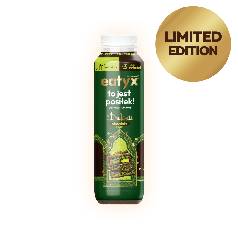 EATYX HYPERFOOD Zbilansowany posiłek w płynie, dubajska czekolada 300ml