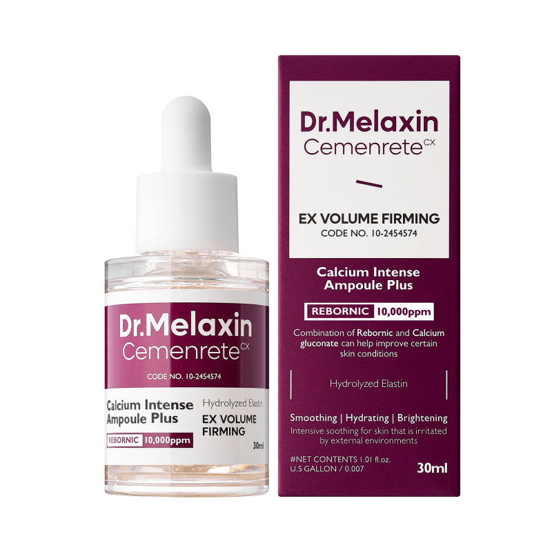 DR.MELAXIN CEMENRETE CALCIUM INTENSE AMPOULE PLUS Ujędrniające serum pod oczy i do twarzy 30 ml