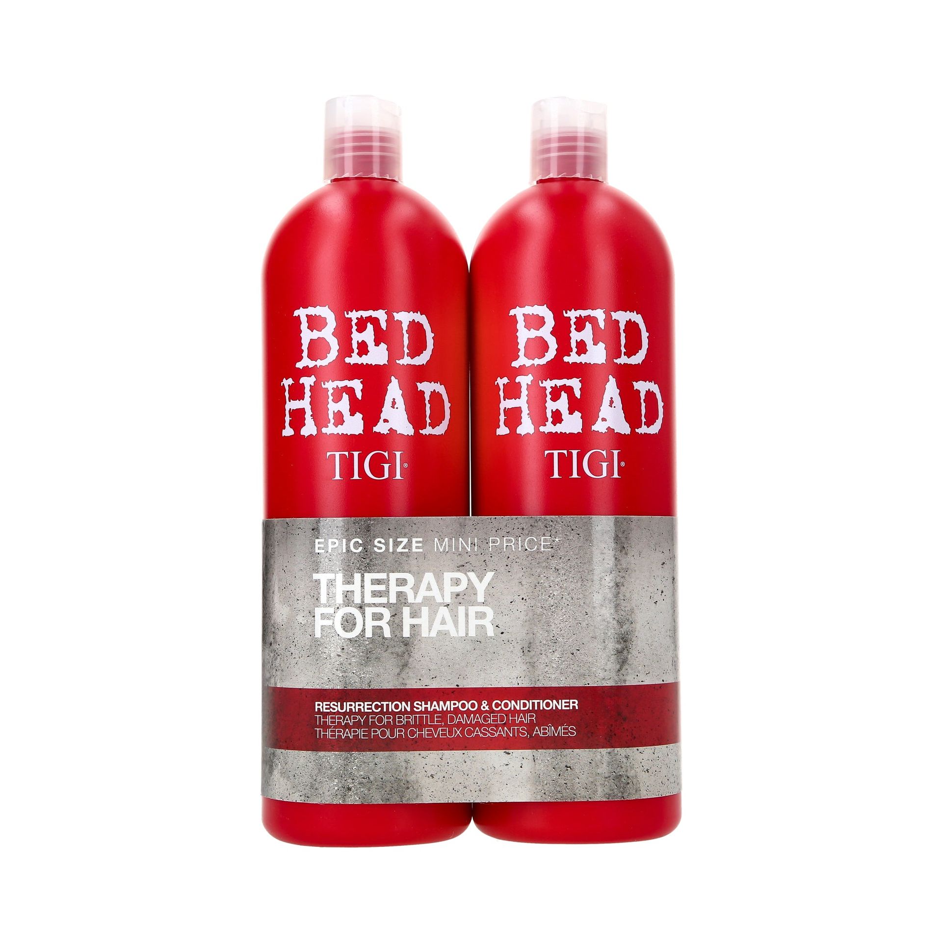 TIGI BED HEAD RESURRECTION Zestaw do włosów osłabionych Szampon + Odżywka 2 x 750 ml